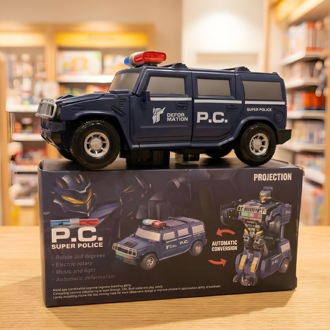 Magični Policijski Transformer, 2u1 Auto i Robot